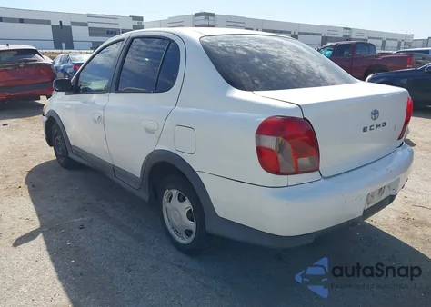 2000 Toyota Echo из США, поврежденный, VIN JTDBT1236Y0028362